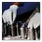 Gloveworks By Ammex Disposable Gloves, 4 mil Palm, Latex, Powder-Free, M, 1000 PK, Ivory TLF44100 - alternate 4